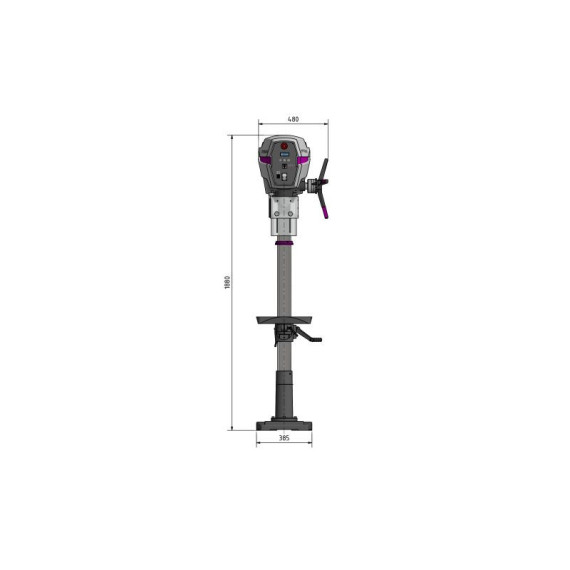Taladro de columna y sobremesa DP 33 - 400 V OPTIMUM