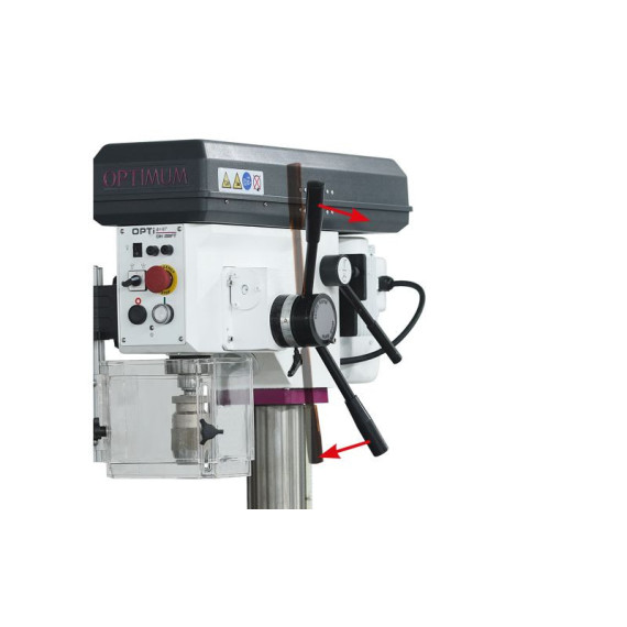 Taladro con avance automático DH 28FS - 400 V OPTIMUM