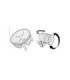 Lámpara led con cabezal articulado WBL 3 OPTIMUM