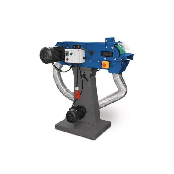 Lijadora de banda MBSM 75-203-2 AS - Con aspiración - 400 V METALLKRAFT