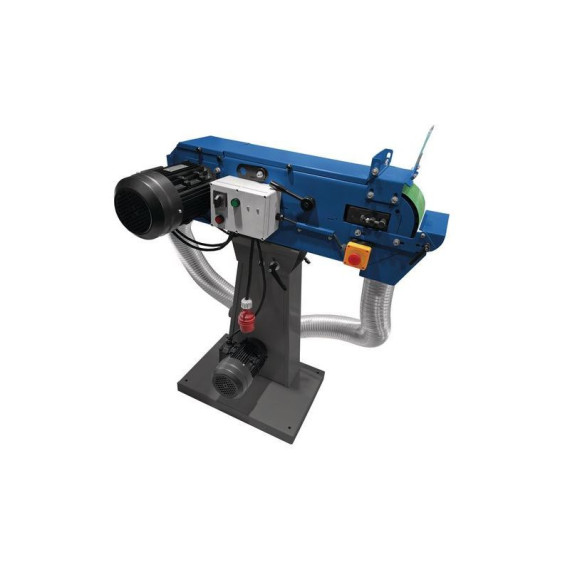 Lijadora de banda MBSM 150-243-2 AS - Con aspiración - 400 V METALLKRAFT