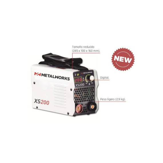 Soldadora inverter XS200 METALWORKS