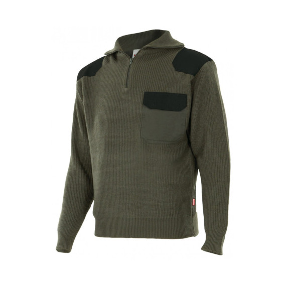 Jersey Punto spesso con serie ad alto collo R101