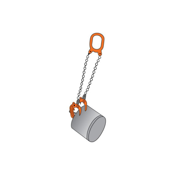 Transport Clamp with Chain FHK 1 - 1T Unicraft