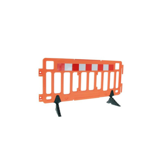 Barrera polietileno FIXO200OR - 2 x 1 m METALWORKS