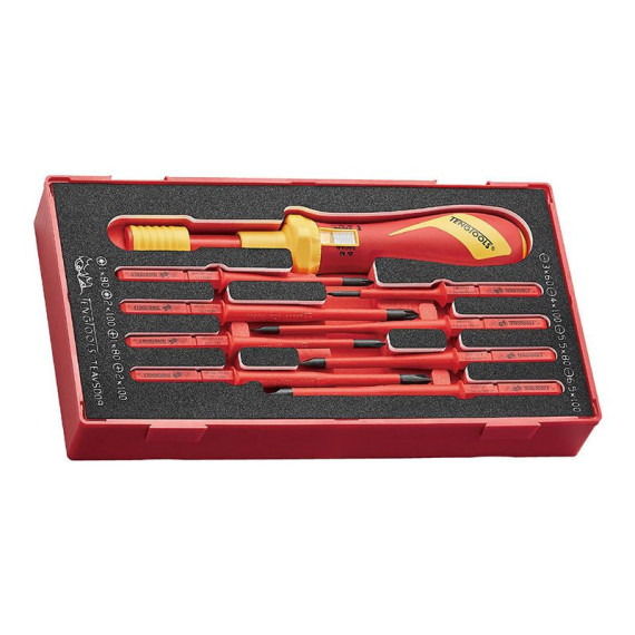 Juego de destornillador dinamométrico TEAVSD09 - EVA 9 piezas TENGTOOLS