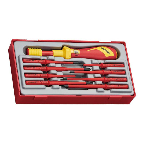 Juego de destornillador dinamométrico aislado de 9 piezas TTVSD09 TENGTOOLS
