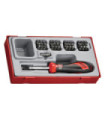 Juego destornillador dinamométrico 1/4" TTSD38 - 38p 1-5 Nm TENGTOOLS