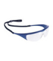 Blue safety glasses with clear anti-fog lens Millennia HONEYWELL