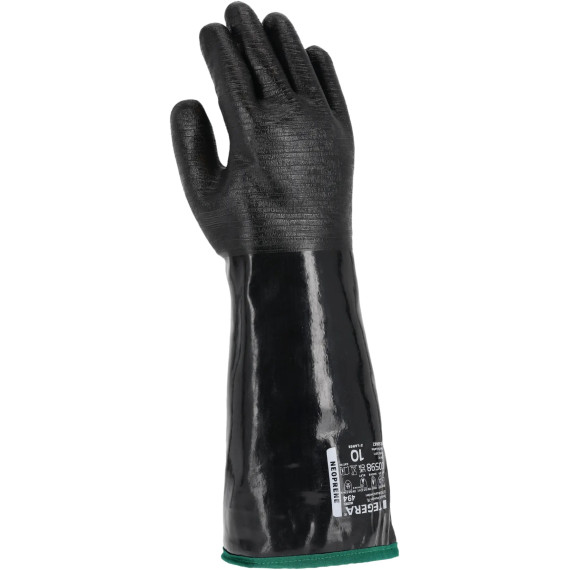 Luvas químicas com proteção contra cortes TEGERA Chemforce 494 (Tamanho 10)
