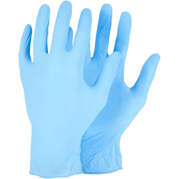 Chlorinated and powder-free disposable glove TEGERA 84303
