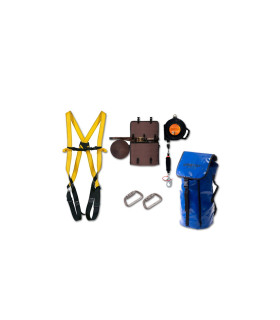 Kit de ligne de vie SAFETOP avec corde de 10 m Horizontal Plus XL