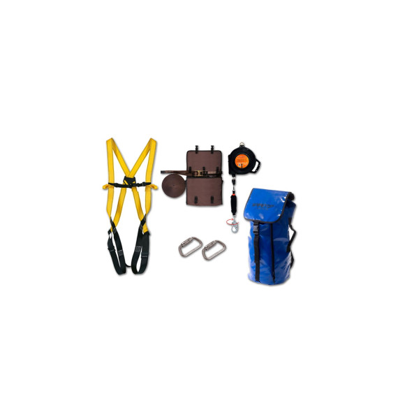 Kit de línea de vida SAFETOP con cuerda de 10 m Horizontal Plus XL