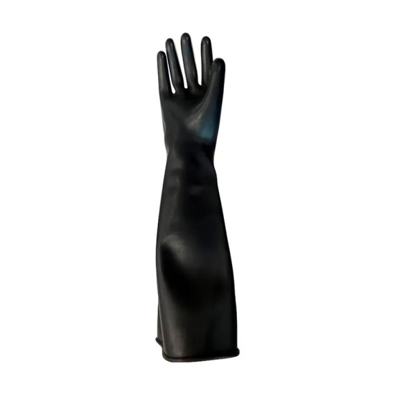 Handschuh ohne Unterstützung aus dickem satinierter Latex, 60 cm lang. - HANDSCHUH JUBA - 561160 STRAHLEN