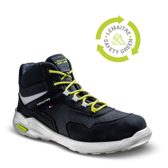 Planet Alto Black S3S ESD Safety Boots LEMAITRE