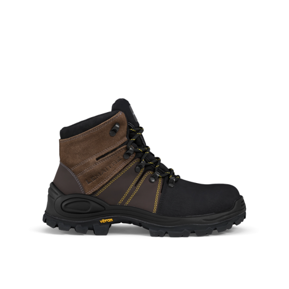 Bottes de sécurité Trek Noir Brun Foncé S3 Vibram LEMAITRE