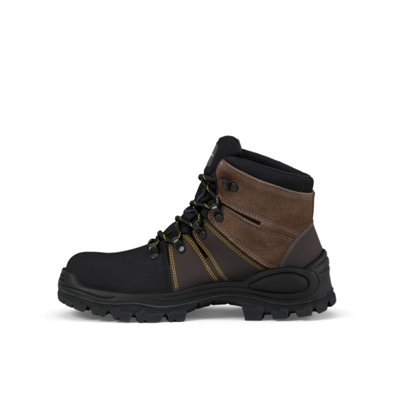 Stivali di sicurezza Trek Nero Marrone Scuro S3 Vibram LEMAITRE