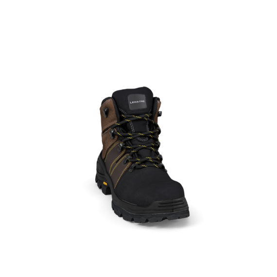 Bottes de sécurité Trek Noir Brun Foncé S3 Vibram LEMAITRE