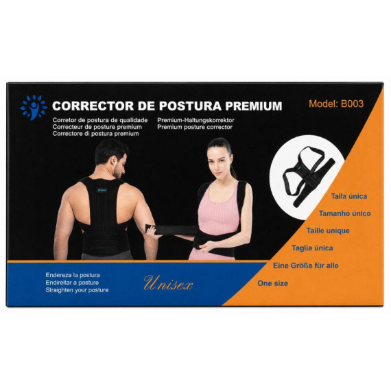 Correcteur de posture premium, tissu respirant ALBA