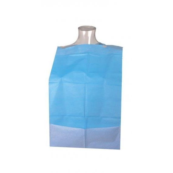 Bavoir jetable pour adulte avec poche 35x65cm+10cm ALBA