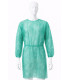 Camice verde monouso con polsino in maglia ALBA