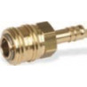 Connector with hose splice 6 mm AIRCRAFT