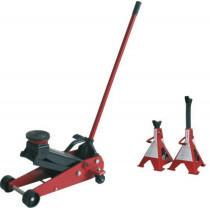 Kit combinado de GATO DE CARRETILLA + 2 GATOS DE CABALLETE CATM300SET
