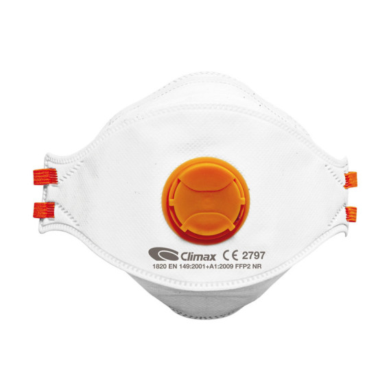Masque de protection autofiltrante 1830-V FFP3 NR (12 Unités) Climax