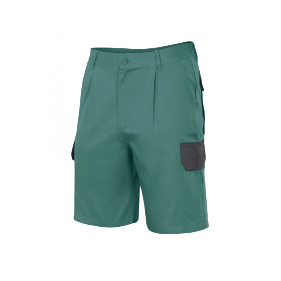 Bermuda verde multibolsillo Serie PT344