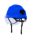 Capacete de proteção Curro Visor azul CLIMAX