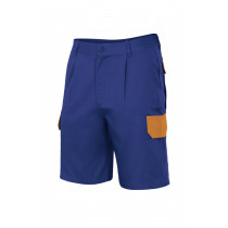 Bermuda azul multibolsillo series PT344