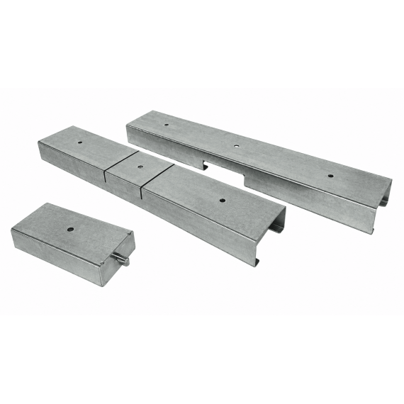 Base cruz automontable en acero galvanizado 50x50cm SEKURECO