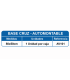 Base cruz automontable en acero galvanizado 50x50cm SEKURECO