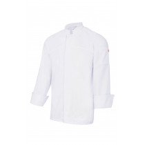 Chaqueta de cocina Stretch con cierre central Serie 405208S