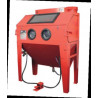 Industrial suction blasting cabinet with rotating table | METALWORKS