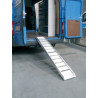 Gioco di 2 rampe di carico in alluminio curve 400 kg pieghevoli | METALWORKS