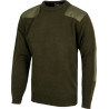 Industrial sweater in thick knit fabric with twill reinforcements WORKTEAM S5500