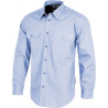 Work shirt with zipper and button cuffs WORKTEAM B8001