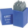 Alphanumeric steel and metal punches LIMIT