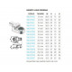 ENSTER CLOSED KEY / STAR (Insert 14x18mm) 690813
