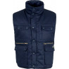 Cotton padded work vest with elastic waist WORKTEAM S3209