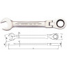 Ratschen-Metrik-Gabelschlüssel RF 7 mm TENGTOOLS