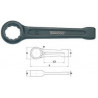 Llave de estrella de golpe TENGTOOLS