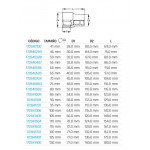 Bicchieri di impatto esagonale 1 "1/2" 912041