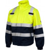 Fireproof jacket combined with High Visibility WORKTEAM B1191 for welding