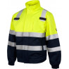 Jaqueta ignífuga combinada com Alta Visibilidade WORKTEAM B1191 para soldadura
