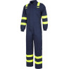High-visibility, flame retardant and antistatic cotton swipe Work Flame WORKTEAM C5094