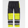 High visibility pants for use with WORKTEAM Combi C2914 knee pads
