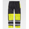 High visibility pants to be used with WORKTEAM Combi C2914 knee pads.