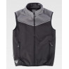 Workshell vest with combined yokes of windproof fabric WORKTEAM S9316 Sport